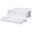 Lucera Bobbin Twin Daybed with Rolling Trundle In White