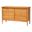 Lucera Bobbin Wood Dresser with Six Drawers In Oak Brown