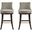 Lucia Barstool Set of 2 In Taupe