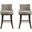 Lucia Counter Stool Set of 2 In Taupe