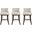 Lucia Counter Stool Set of 3 In Natural