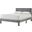 Lucia Queen Bed In Light Grey