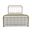 Lucia Queen Complete Bed with Metal Profile In Milky Gold
