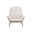 Lucier Lounge Chair In Belfast Oatmeal and Bravo Cognac