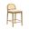 Lucio Counter Height Bar Stool In Amber Glow and White