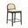 Lucio Counter Height Bar Stool In Black and White