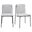 Ludvig Side Chair Set of 2 In Light Gray