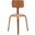 Luella Stackable Dining Chair Set of 2 in Walnut