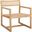 Lula Natural Cane Accent Chair