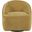 Lulu Upholstered Swivel Accent Chair In Gold