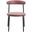 Lume Modern Dining Chair In Burgundy