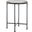 Lumi White Marble Agate Accent Table