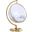 Luna Fabric Acrylic Swing Bubble Accent Chair In White