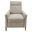 Luna Recliner with Wood Frame In Beige