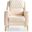 Luna Velvet Chair In Ivory