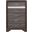 Luster Gray And Silver Glitter Chest