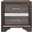 Luster Gray And Silver Glitter Nightstand