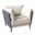 Luxify Single Seater Sofa In Grey