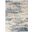 Luxurious Shag 4' x 6' Indoor Rug In Grey and Light Blue