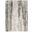 Luxurious Shag 4' x 6' Indoor Rug In Ivory and Charcoal