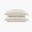 Luxury Egyptian 500TC Cotton King Pillowcases In Ivory