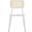 Luz Cane Dining Chair Set of 2 in White