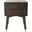 Lyla Walnut/Gold Mid Century Retro Silver Cap Nightstand