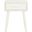 Lyle Distressed White Accent Table