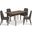 Lyncott Dining Room Set With Charcoal Chairs