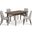 Lyncott Dining Room Set With Light Gray Chairs