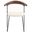 Lyra Chair In Walnut Back and Taupe Seat