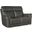 MS Lyra Zero Gravity Power Loveseat With Power Headrest In Grey