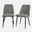 Macey Upholstered Dining Chair Set of 2 In Blue