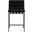 Macibella Channel Tufted Boucle Counter Stool In Black