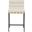 Macibella Channel Tufted Boucle Counter Stool In Ivory and Black