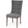 Mackenzie Ii Gray Plush Linen Covering Ash Solid Wood Base Dining Chair
