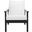 Maddison Cane Back Accent Chair In Black and Natural