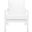 Maddison Cane Back Accent Chair In White/Natural