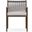 Madeira Dining Chair with Cushion In Fawn and Bronze