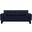 Madeline Chenille Fabric Sofa In Navy
