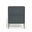 Madelyn Two Drawer Nightstand In Slate Gray