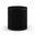 Madera Oak Veneer and Solid Wood End Table In Black