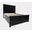 Madison County King Barn Door Bed In Vintage Black