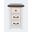 Madison County Harris USB Charging Chairside Table In Vintage White