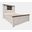 Madison County Queen Barn Door Bed In Vintage White