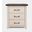 Madison County USB Charging Nightstand In Vintage White