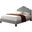 Madison Cal King Upholstered Bed In Light Gray