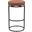 Madison Vegan Leather Barstool Set of 2 In Cognac