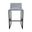 Madrid 26 Inch Counter Height Stool In Sable Onyx and Charcoal Gray