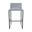 Madrid 30 Inch Bar Height Stool In Firestone Grey and Charcoal Gray